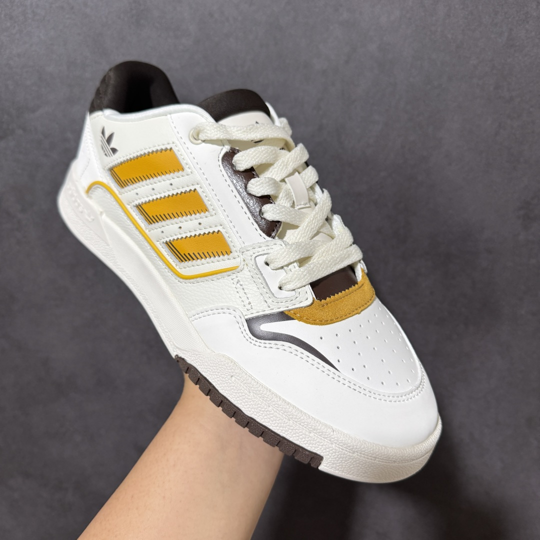 图片[3]-【公司级】Adidas DROP STEP LOW 2.0百搭单品 公司级阿迪达斯 三叶草新款 高帮校园休闲运动板鞋。汇聚80和90年代篮球鞋设计含纹理感皮革和绒面革混合鞋面，缀撞色细节，造型复古，搭配加衬及踝鞋领脚感舒适，让复古篮球风伴你出街 货号：JP5886 尺码：36-45-选品中心