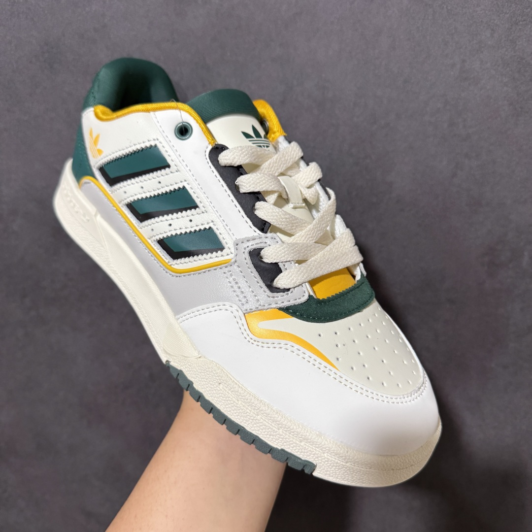 图片[3]-【公司级】Adidas DROP STEP LOW 2.0百搭单品 公司级阿迪达斯 三叶草新款 高帮校园休闲运动板鞋。汇聚80和90年代篮球鞋设计含纹理感皮革和绒面革混合鞋面，缀撞色细节，造型复古，搭配加衬及踝鞋领脚感舒适，让复古篮球风伴你出街 货号：IG1907 尺码：36-45-选品中心