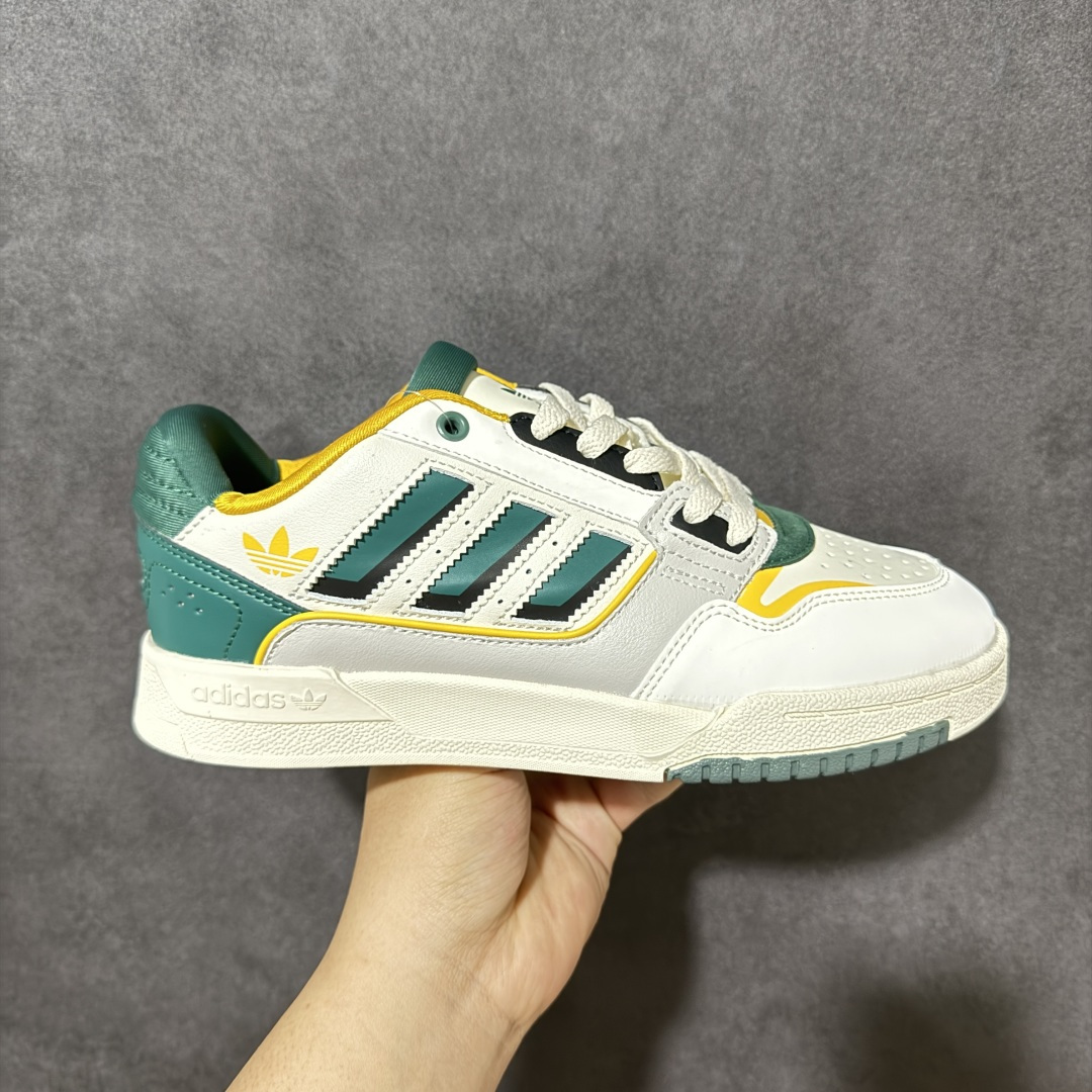 【公司级】Adidas DROP STEP LOW 2.0百搭单品 公司级阿迪达斯 三叶草新款 高帮校园休闲运动板鞋。汇聚80和90年代篮球鞋设计含纹理感皮革和绒面革混合鞋面，缀撞色细节，造型复古，搭配加衬及踝鞋领脚感舒适，让复古篮球风伴你出街 货号：IG1907 尺码：36-45-选品中心
