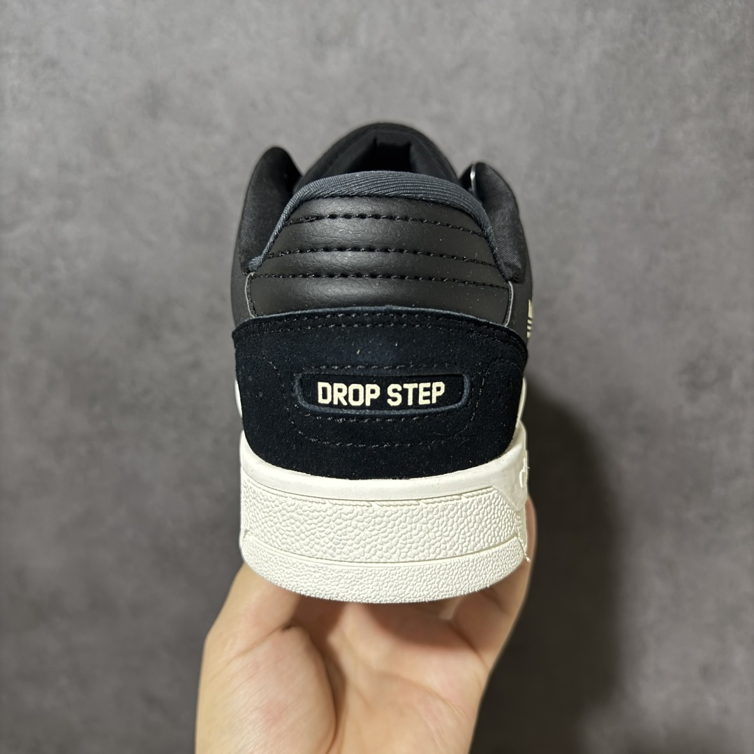图片[4]-【公司级】Adidas DROP STEP LOW 2.0百搭单品 公司级阿迪达斯 三叶草新款 高帮校园休闲运动板鞋。汇聚80和90年代篮球鞋设计含纹理感皮革和绒面革混合鞋面，缀撞色细节，造型复古，搭配加衬及踝鞋领脚感舒适，让复古篮球风伴你出街 货号：KI3416 尺码：36-45-选品中心