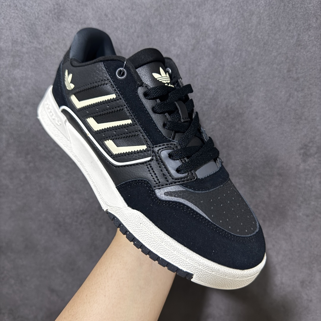 图片[3]-【公司级】Adidas DROP STEP LOW 2.0百搭单品 公司级阿迪达斯 三叶草新款 高帮校园休闲运动板鞋。汇聚80和90年代篮球鞋设计含纹理感皮革和绒面革混合鞋面，缀撞色细节，造型复古，搭配加衬及踝鞋领脚感舒适，让复古篮球风伴你出街 货号：KI3416 尺码：36-45-选品中心
