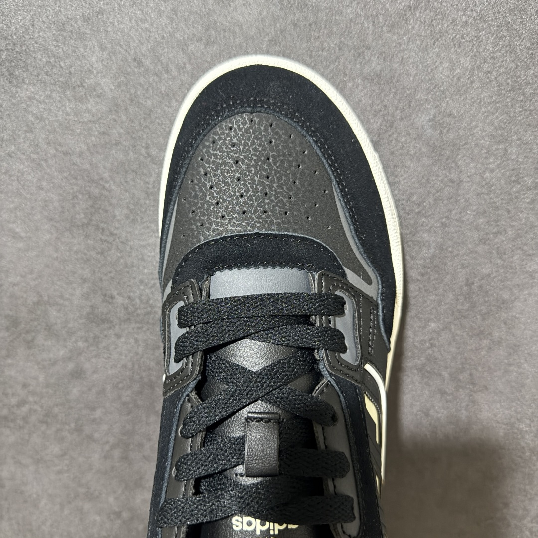 图片[5]-【公司级】Adidas DROP STEP LOW 2.0百搭单品 公司级阿迪达斯 三叶草新款 高帮校园休闲运动板鞋。汇聚80和90年代篮球鞋设计含纹理感皮革和绒面革混合鞋面，缀撞色细节，造型复古，搭配加衬及踝鞋领脚感舒适，让复古篮球风伴你出街 货号：KI3416 尺码：36-45-选品中心