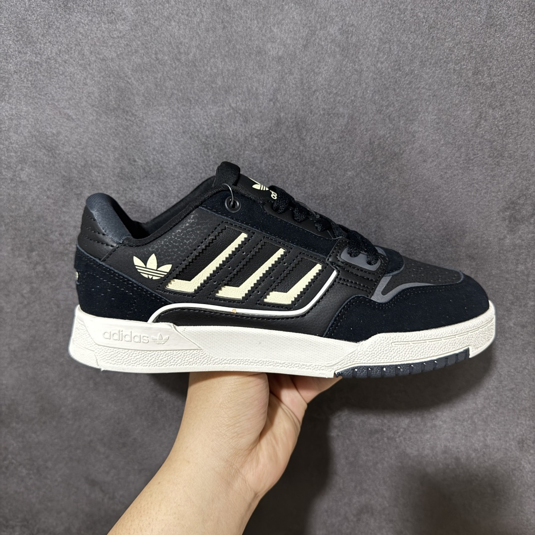 【公司级】Adidas DROP STEP LOW 2.0百搭单品 公司级阿迪达斯 三叶草新款 高帮校园休闲运动板鞋。汇聚80和90年代篮球鞋设计含纹理感皮革和绒面革混合鞋面，缀撞色细节，造型复古，搭配加衬及踝鞋领脚感舒适，让复古篮球风伴你出街 货号：KI3416 尺码：36-45-选品中心