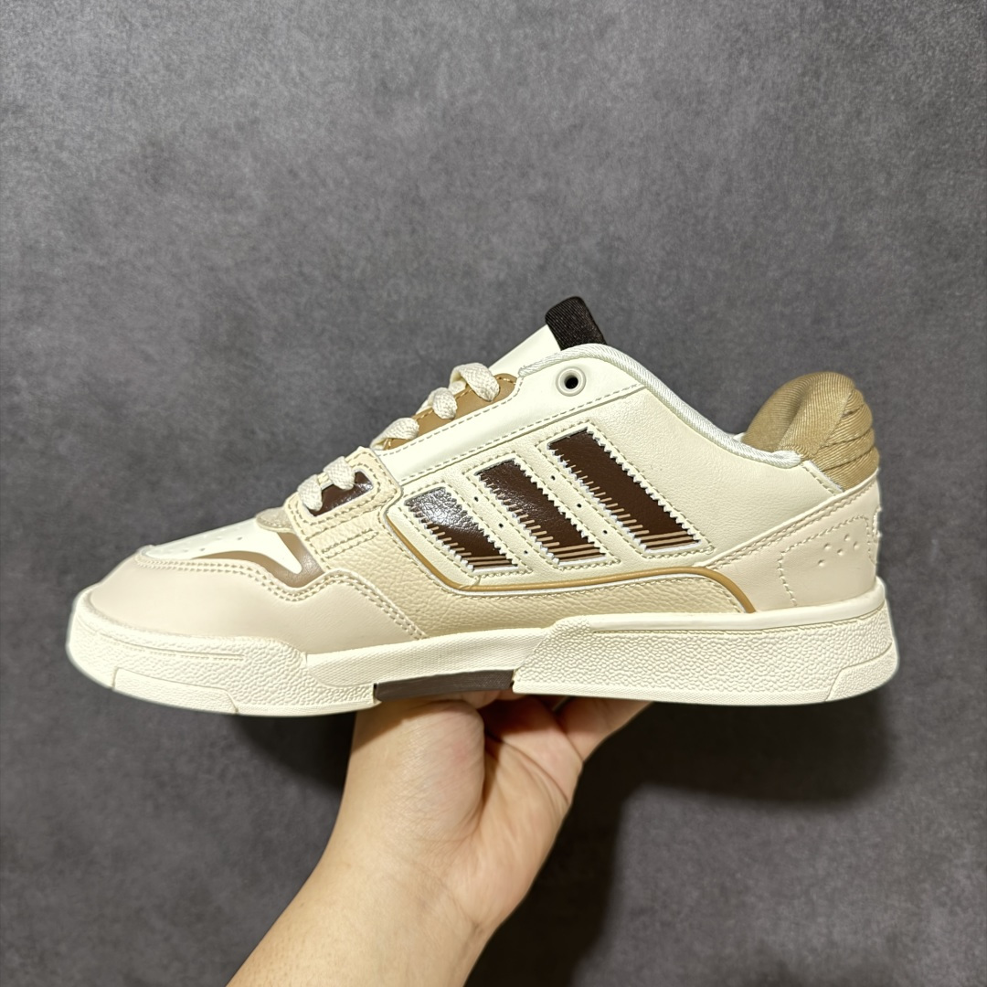 图片[2]-【公司级】Adidas DROP STEP LOW 2.0百搭单品 公司级阿迪达斯 三叶草新款 高帮校园休闲运动板鞋。汇聚80和90年代篮球鞋设计含纹理感皮革和绒面革混合鞋面，缀撞色细节，造型复古，搭配加衬及踝鞋领脚感舒适，让复古篮球风伴你出街 货号：JP5884 尺码：36-45-选品中心