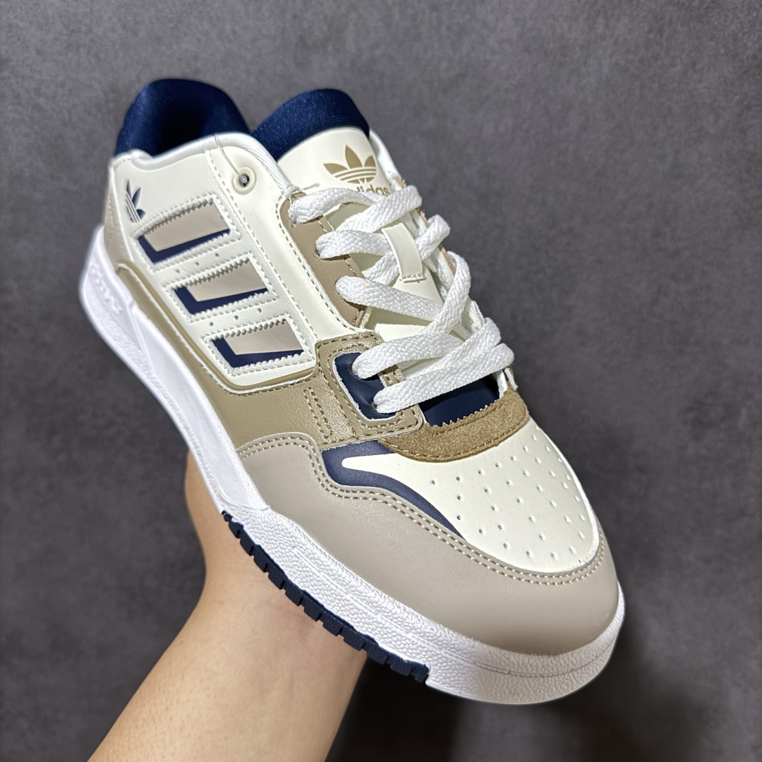 图片[3]-【公司级】Adidas DROP STEP LOW 2.0百搭单品 公司级阿迪达斯 三叶草新款 高帮校园休闲运动板鞋。汇聚80和90年代篮球鞋设计含纹理感皮革和绒面革混合鞋面，缀撞色细节，造型复古，搭配加衬及踝鞋领脚感舒适，让复古篮球风伴你出街 货号：IG4334 尺码：36-45-选品中心