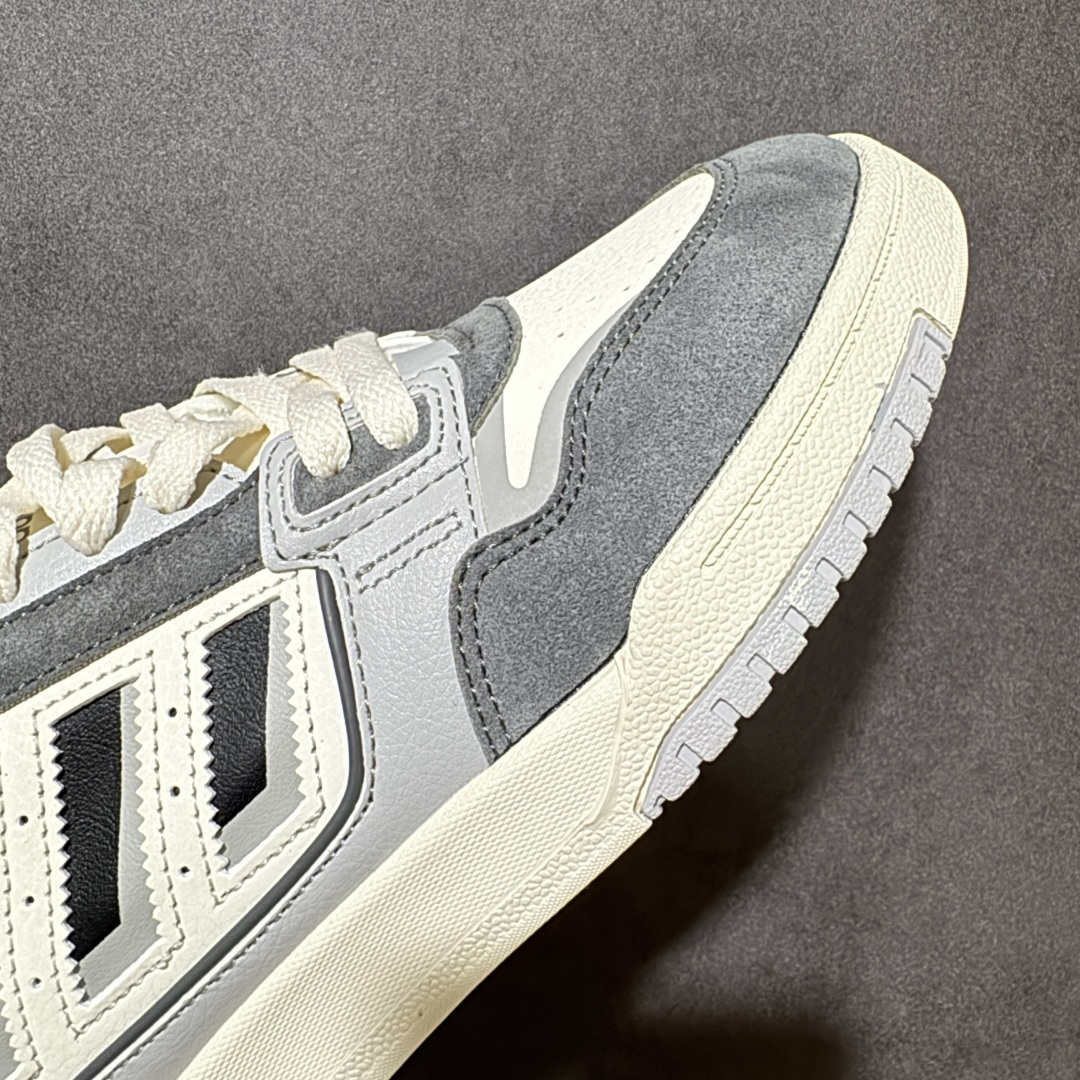 图片[8]-【公司级】Adidas DROP STEP LOW 2.0百搭单品 公司级阿迪达斯 三叶草新款 高帮校园休闲运动板鞋。汇聚80和90年代篮球鞋设计含纹理感皮革和绒面革混合鞋面，缀撞色细节，造型复古，搭配加衬及踝鞋领脚感舒适，让复古篮球风伴你出街 货号：JQ0063 尺码：36-45-选品中心