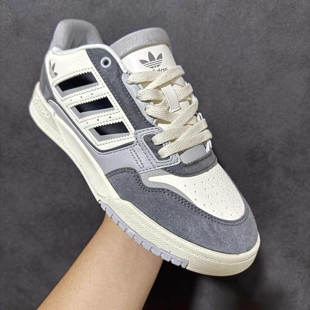 图片[3]-【公司级】Adidas DROP STEP LOW 2.0百搭单品 公司级阿迪达斯 三叶草新款 高帮校园休闲运动板鞋。汇聚80和90年代篮球鞋设计含纹理感皮革和绒面革混合鞋面，缀撞色细节，造型复古，搭配加衬及踝鞋领脚感舒适，让复古篮球风伴你出街 货号：JQ0063 尺码：36-45-选品中心