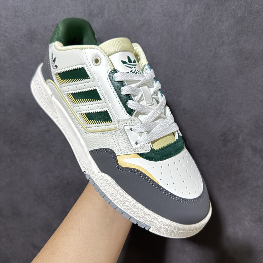 图片[3]-【公司级】Adidas DROP STEP LOW 2.0百搭单品 公司级阿迪达斯 三叶草新款 高帮校园休闲运动板鞋。汇聚80和90年代篮球鞋设计含纹理感皮革和绒面革混合鞋面，缀撞色细节，造型复古，搭配加衬及踝鞋领脚感舒适，让复古篮球风伴你出街 货号：JP5885 尺码：36-45-选品中心