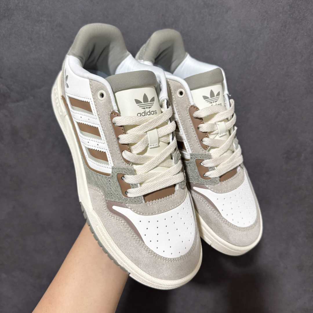 图片[9]-【公司级】Adidas DROP STEP LOW 2.0百搭单品 公司级阿迪达斯 三叶草新款 高帮校园休闲运动板鞋。汇聚80和90年代篮球鞋设计含纹理感皮革和绒面革混合鞋面，缀撞色细节，造型复古，搭配加衬及踝鞋领脚感舒适，让复古篮球风伴你出街 尺码：36-45-选品中心