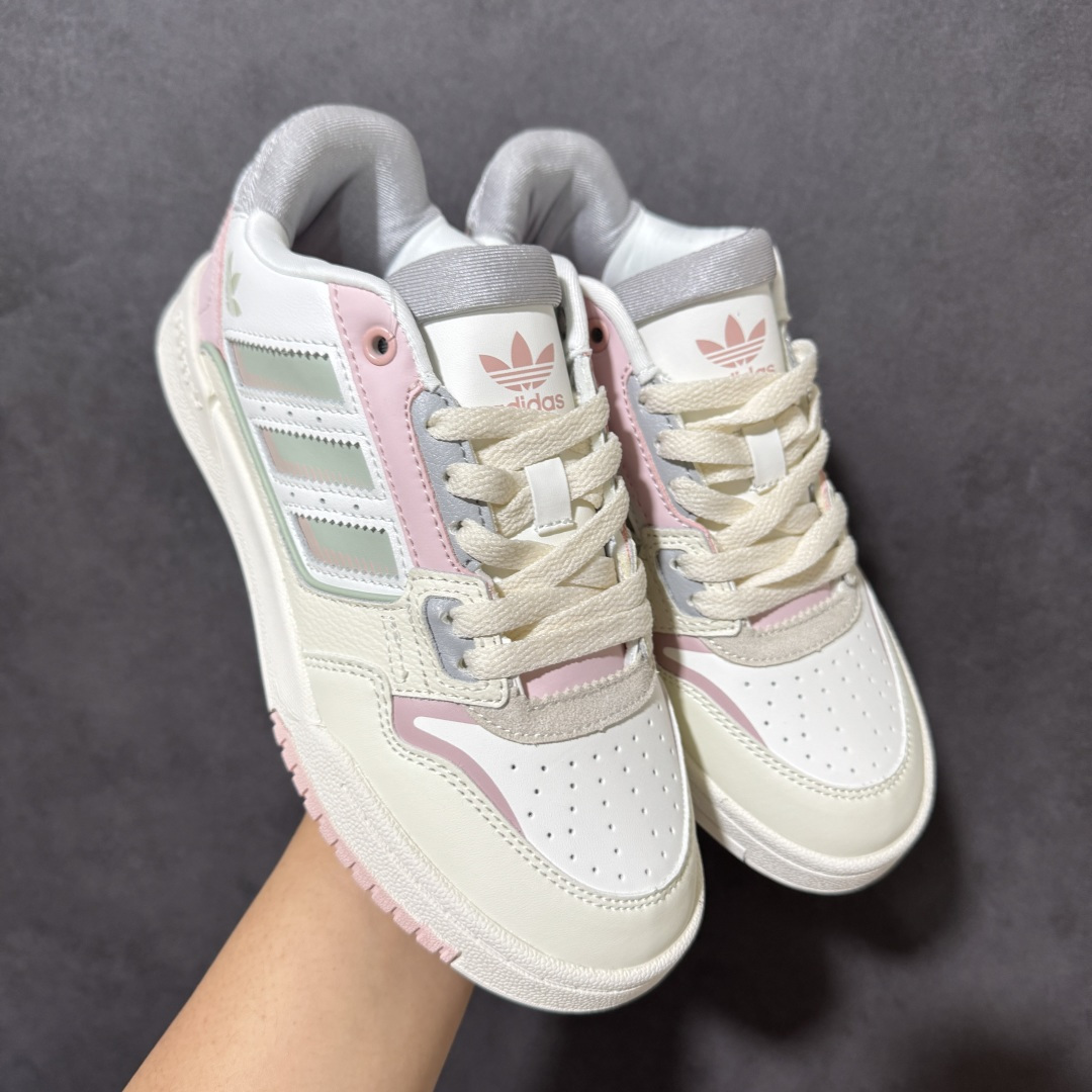 图片[11]-【公司级】Adidas DROP STEP LOW 2.0百搭单品 公司级阿迪达斯 三叶草新款 高帮校园休闲运动板鞋。汇聚80和90年代篮球鞋设计含纹理感皮革和绒面革混合鞋面，缀撞色细节，造型复古，搭配加衬及踝鞋领脚感舒适，让复古篮球风伴你出街 尺码：36-45-选品中心