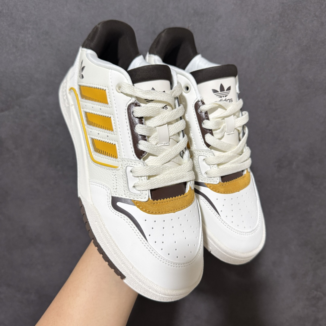 图片[7]-【公司级】Adidas DROP STEP LOW 2.0百搭单品 公司级阿迪达斯 三叶草新款 高帮校园休闲运动板鞋。汇聚80和90年代篮球鞋设计含纹理感皮革和绒面革混合鞋面，缀撞色细节，造型复古，搭配加衬及踝鞋领脚感舒适，让复古篮球风伴你出街 尺码：36-45-选品中心