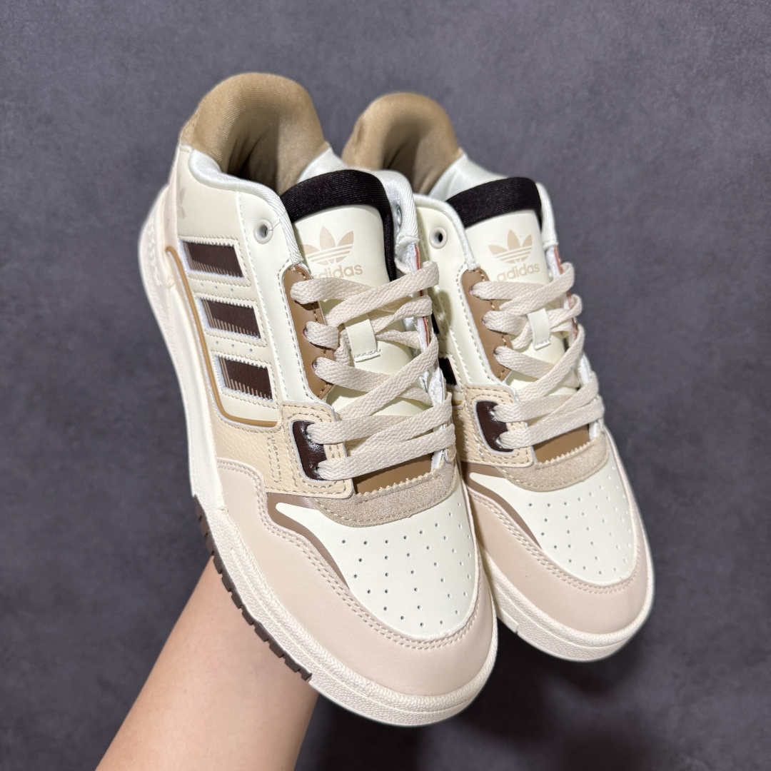 图片[4]-【公司级】Adidas DROP STEP LOW 2.0百搭单品 公司级阿迪达斯 三叶草新款 高帮校园休闲运动板鞋。汇聚80和90年代篮球鞋设计含纹理感皮革和绒面革混合鞋面，缀撞色细节，造型复古，搭配加衬及踝鞋领脚感舒适，让复古篮球风伴你出街 尺码：36-45-选品中心