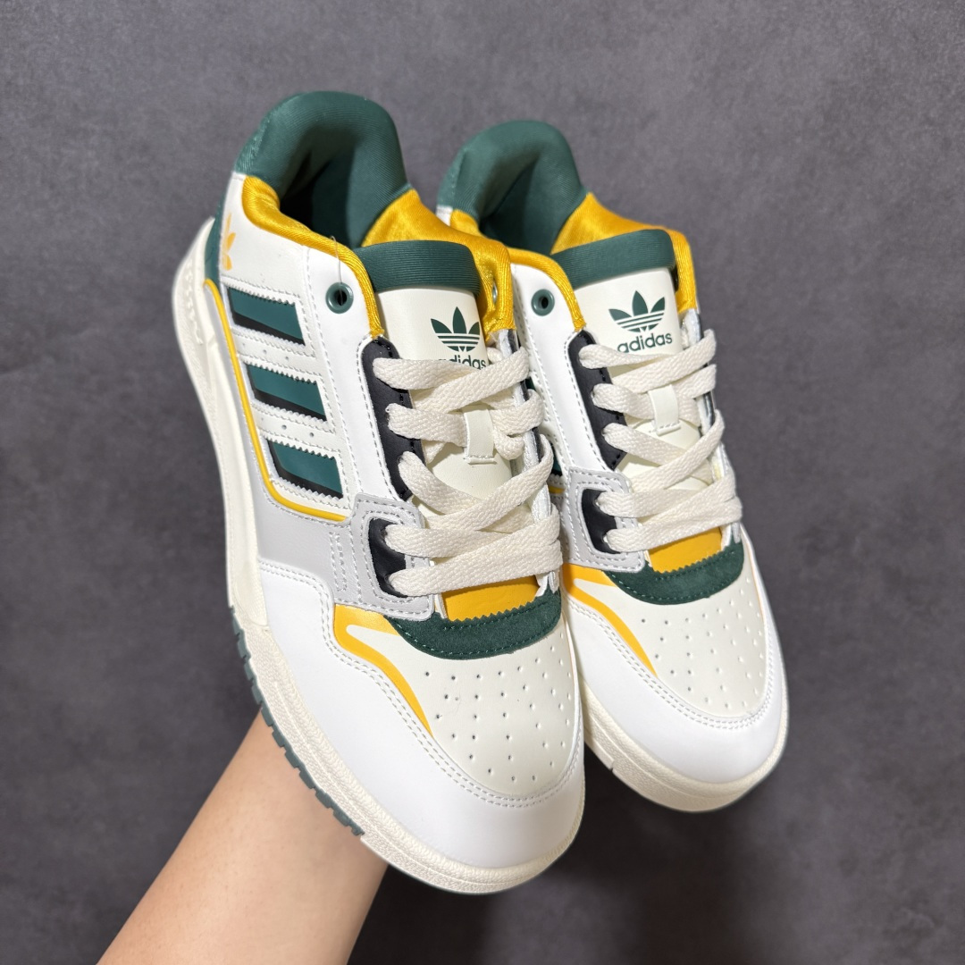 图片[6]-【公司级】Adidas DROP STEP LOW 2.0百搭单品 公司级阿迪达斯 三叶草新款 高帮校园休闲运动板鞋。汇聚80和90年代篮球鞋设计含纹理感皮革和绒面革混合鞋面，缀撞色细节，造型复古，搭配加衬及踝鞋领脚感舒适，让复古篮球风伴你出街 尺码：36-45-选品中心