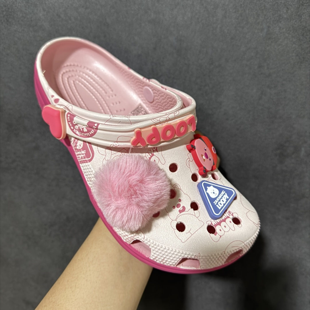 【韩国订单】Crocs 卡骆驰 Clog 明星印花款 两用沙滩洞洞鞋 凉鞋拖鞋 全新莞产高端品质鞋底可增