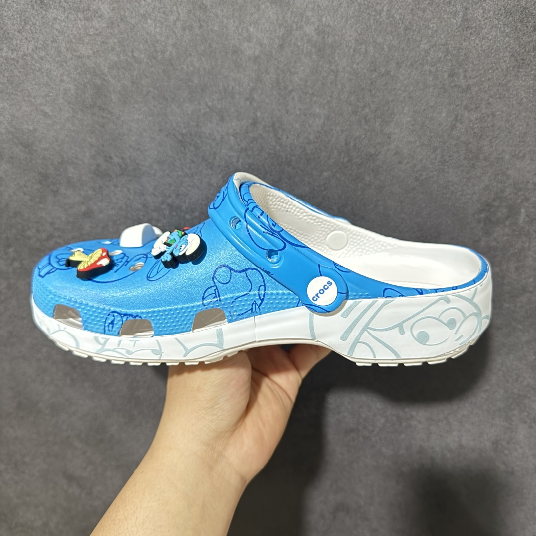 【韩国订单】Crocs 卡骆驰 Clog 明星印花款 两用沙滩洞洞鞋 凉鞋拖鞋 全新莞产高端品质鞋底可增
