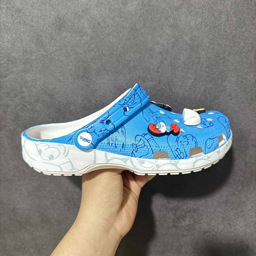 【韩国订单】Crocs 卡骆驰 Clog 明星印花款 两用沙滩洞洞鞋 凉鞋拖鞋 全新莞产高端品质鞋底可增