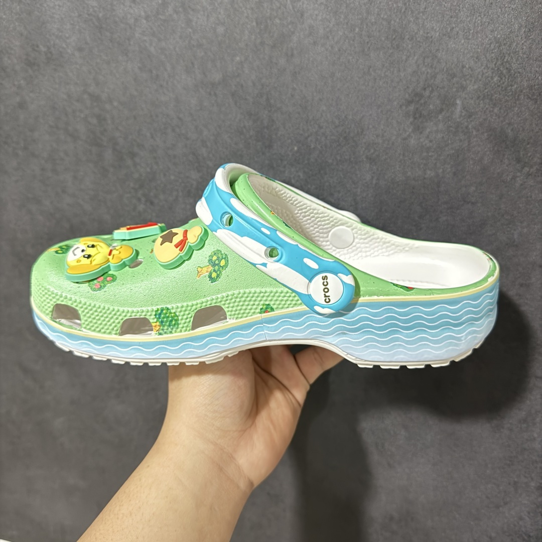 【韩国订单】Crocs 卡骆驰 Clog 明星印花款 两用沙滩洞洞鞋 凉鞋拖鞋 全新莞产高端品质鞋底可增
