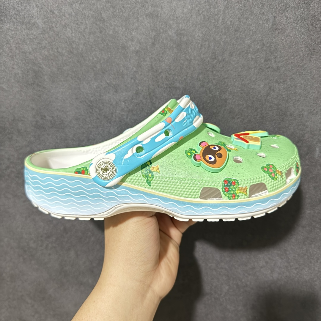 【韩国订单】Crocs 卡骆驰 Clog 明星印花款 两用沙滩洞洞鞋 凉鞋拖鞋 全新莞产高端品质鞋底可增