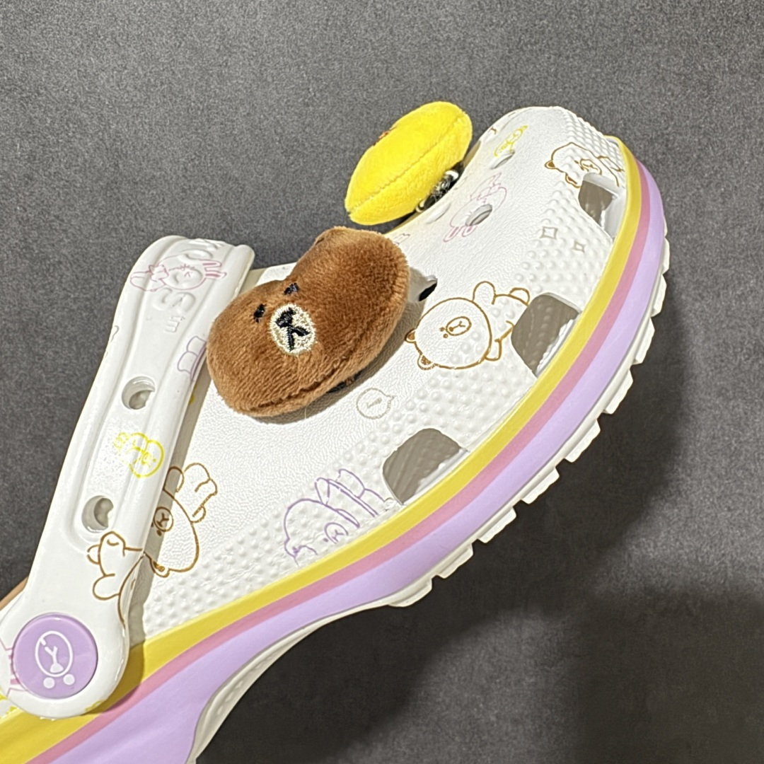 【韩国订单】Crocs 卡骆驰 Clog 明星印花款 两用沙滩洞洞鞋 凉鞋拖鞋 全新莞产高端品质鞋底可增