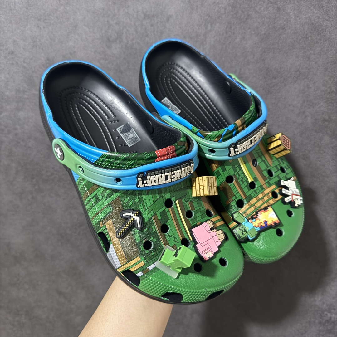 图片[4]-【韩国订单】Crocs 卡骆驰 Clog 明星印花款 两用沙滩洞洞鞋 凉鞋拖鞋 全新莞产高端品质 鞋底可增高2CM 鞋面更加耐用易清洗 该鞋款轻盈舒适 尺码：M4（36-37）M5（37-38）M6（38-39）M7(39-40）M8（41-42）M9（42-43）M10（43-44）M11（45-46）-选品中心