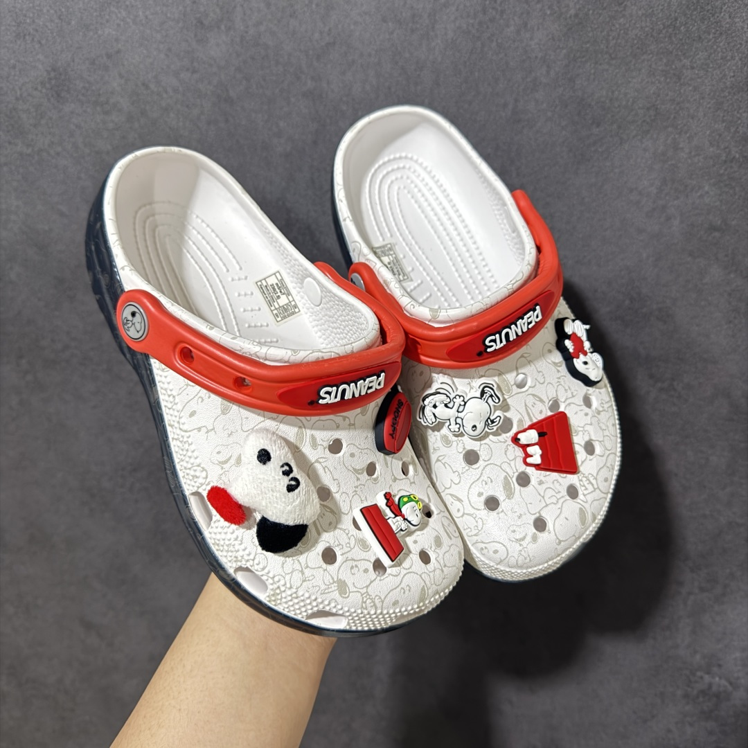 【韩国订单】Crocs 卡骆驰 Clog 明星印花款 两用沙滩洞洞鞋 凉鞋拖鞋 全新莞产高端品质 鞋底可增高2CM 鞋面更加耐用易清洗 该鞋款轻盈舒适 尺码：M4（36-37）M5（37-38）M6（38-39）M7(39-40）M8（41-42）M9（42-43）M10（43-44）M11（45-46）-选品中心