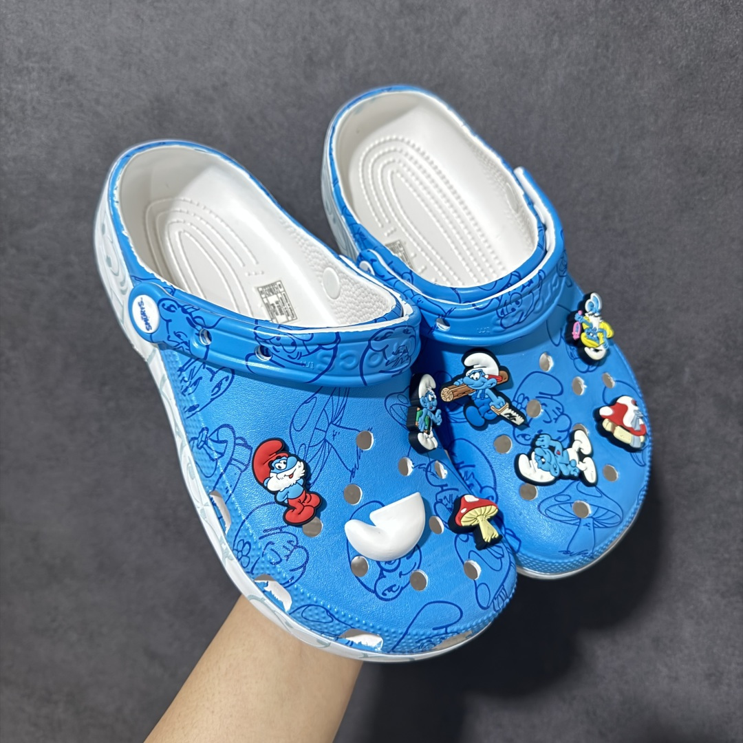 图片[8]-【韩国订单】Crocs 卡骆驰 Clog 明星印花款 两用沙滩洞洞鞋 凉鞋拖鞋 全新莞产高端品质 鞋底可增高2CM 鞋面更加耐用易清洗 该鞋款轻盈舒适 尺码：M4（36-37）M5（37-38）M6（38-39）M7(39-40）M8（41-42）M9（42-43）M10（43-44）M11（45-46）-选品中心