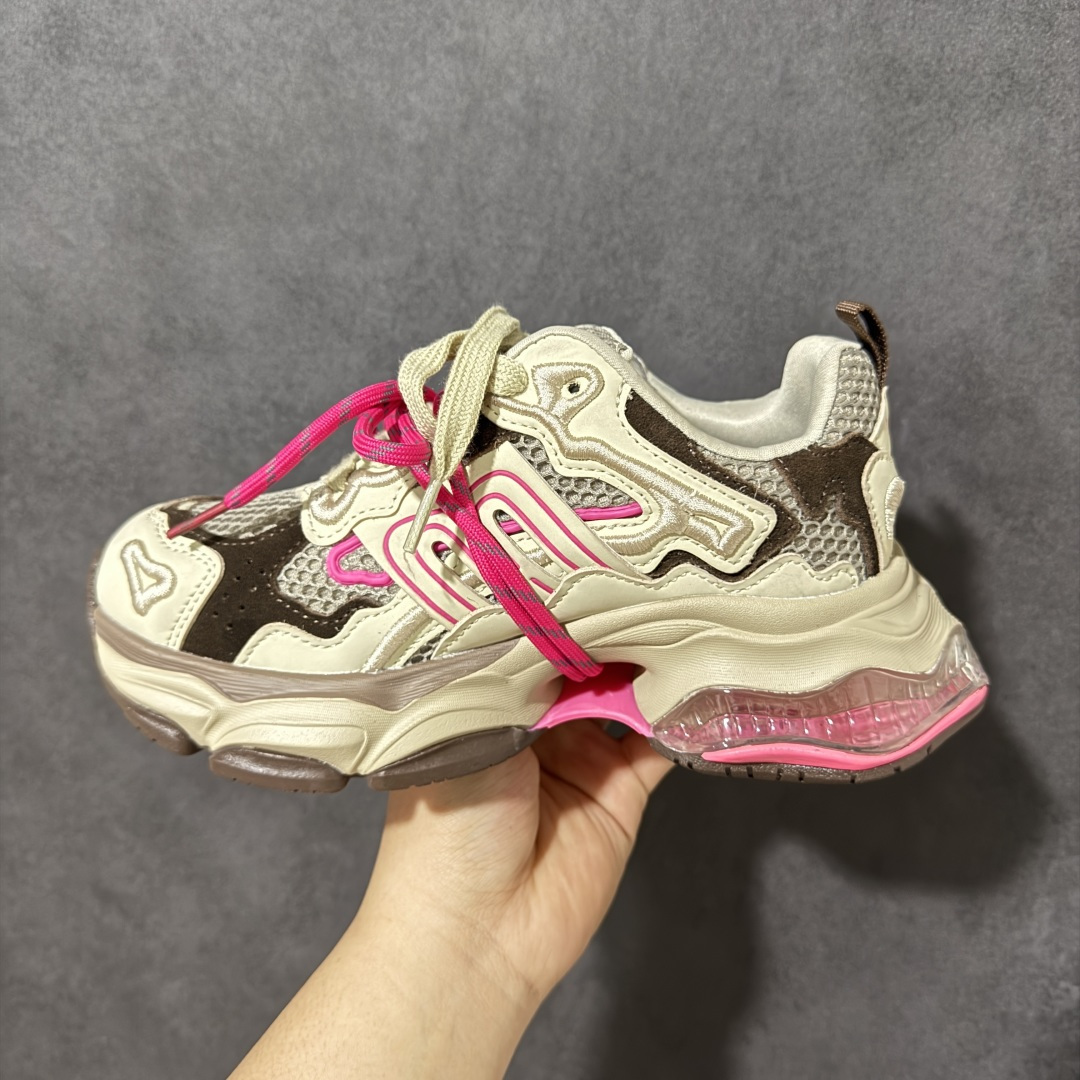 GGCC 2026 早春新款GG-CC 5CM厚底增高低帮涡轮 气垫老爹鞋 G25X4391潮流可露丽风