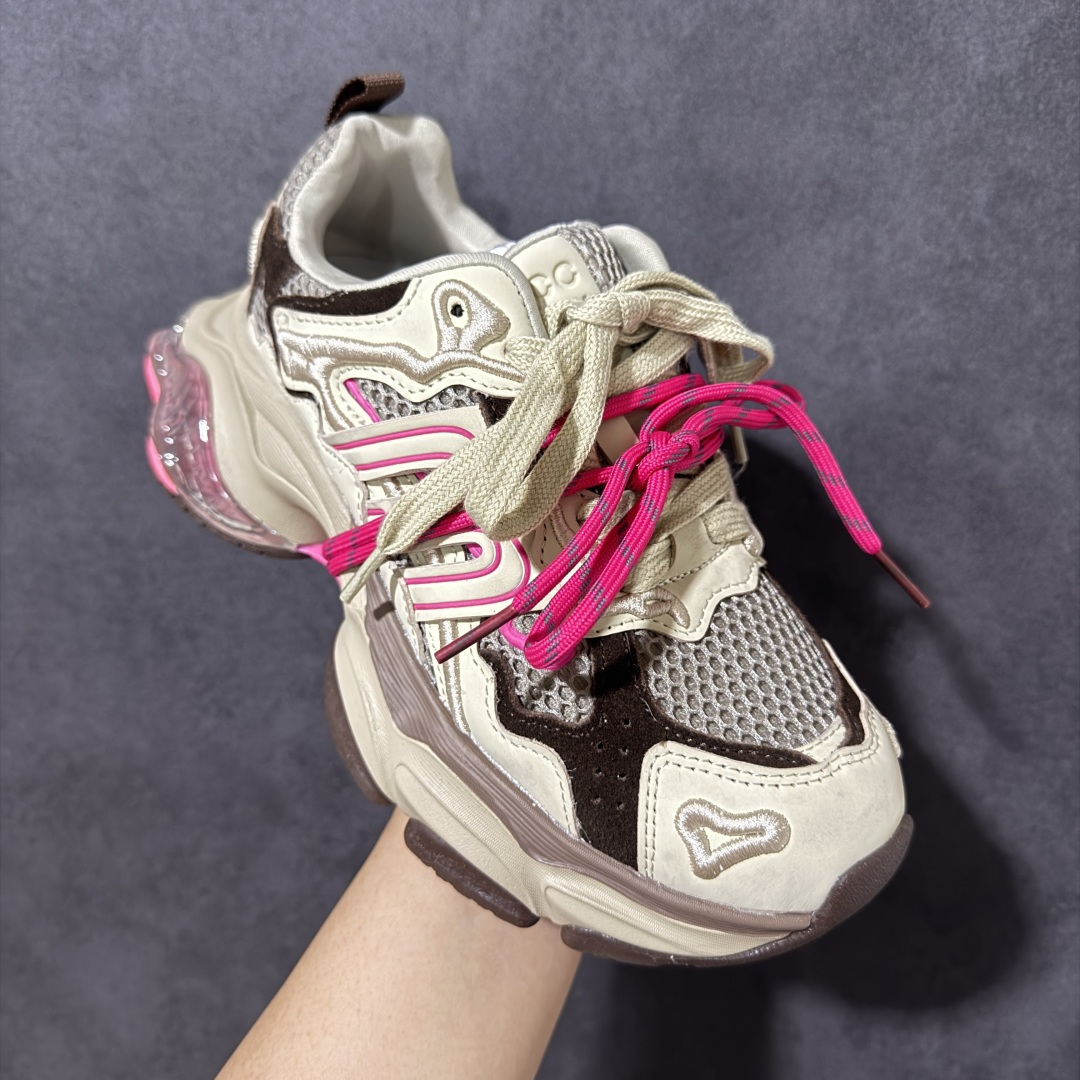 GGCC 2026 早春新款GG-CC 5CM厚底增高低帮涡轮 气垫老爹鞋 G25X4391潮流可露丽风