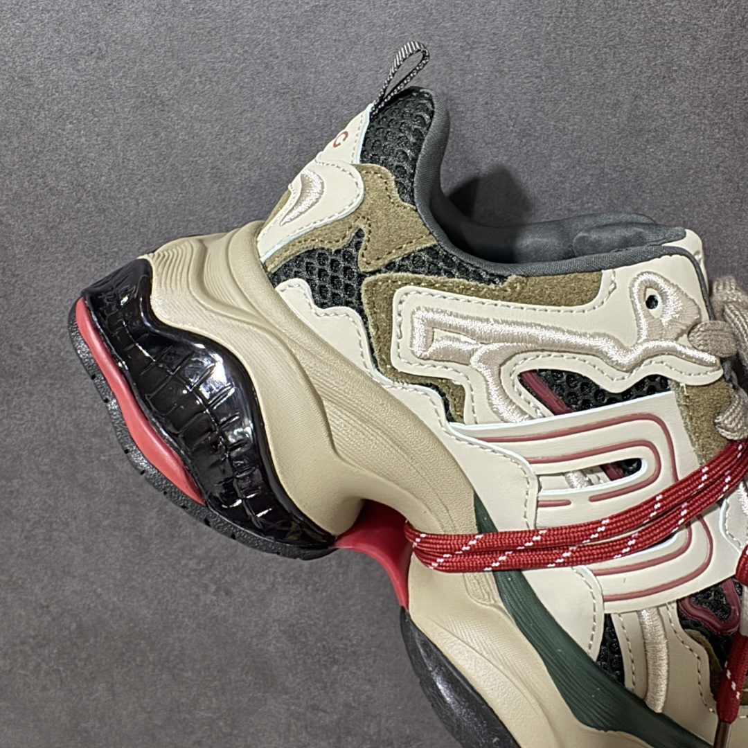 GGCC 2026 早春新款GG-CC 5CM厚底增高低帮涡轮 气垫老爹鞋 G25X4391潮流可露丽风