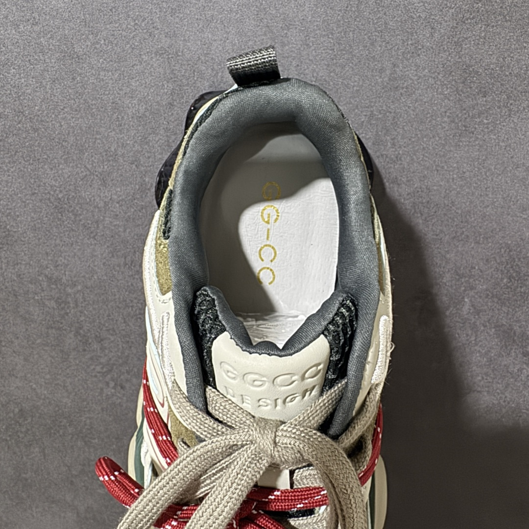 GGCC 2026 早春新款GG-CC 5CM厚底增高低帮涡轮 气垫老爹鞋 G25X4391潮流可露丽风