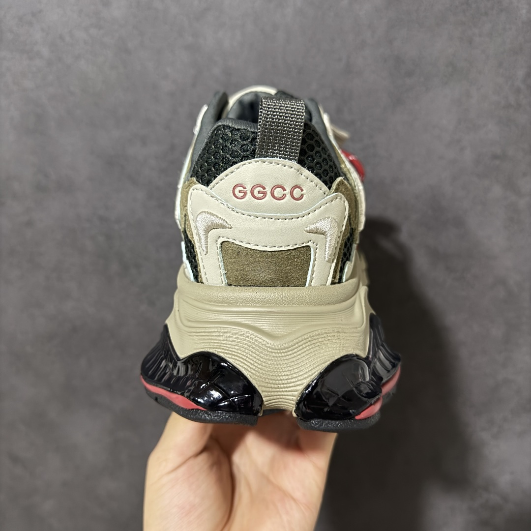 GGCC 2026 早春新款GG-CC 5CM厚底增高低帮涡轮 气垫老爹鞋 G25X4391潮流可露丽风