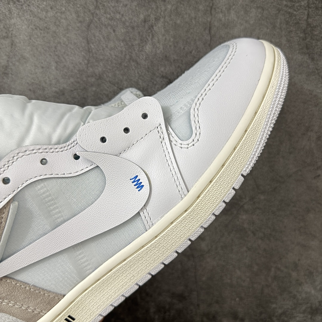 AJ1 OW联名款 纯白 全白 欧洲限定Off White x Air Jordan 货号：AA3834