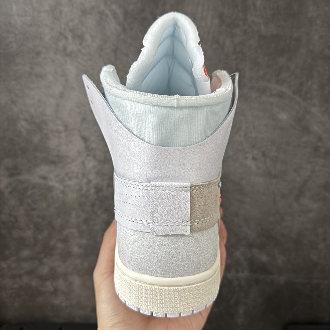 AJ1 OW联名款 纯白 全白 欧洲限定Off White x Air Jordan 货号：AA3834