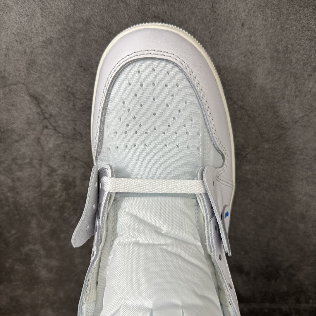 AJ1 OW联名款 纯白 全白 欧洲限定Off White x Air Jordan 货号：AA3834