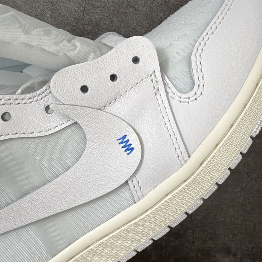 AJ1 OW联名款 纯白 全白 欧洲限定Off White x Air Jordan 货号：AA3834