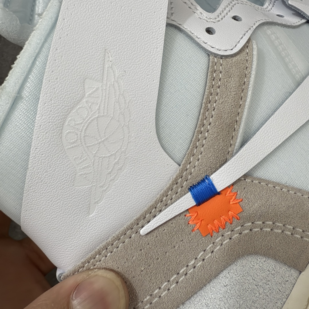 AJ1 OW联名款 纯白 全白 欧洲限定Off White x Air Jordan 货号：AA3834
