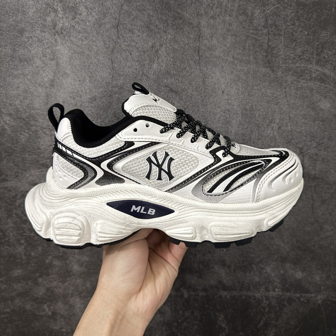 MLB Chunky Runner Basic 老爹鞋系列低帮轻量增高厚底百搭休闲运动慢跑鞋 Korea