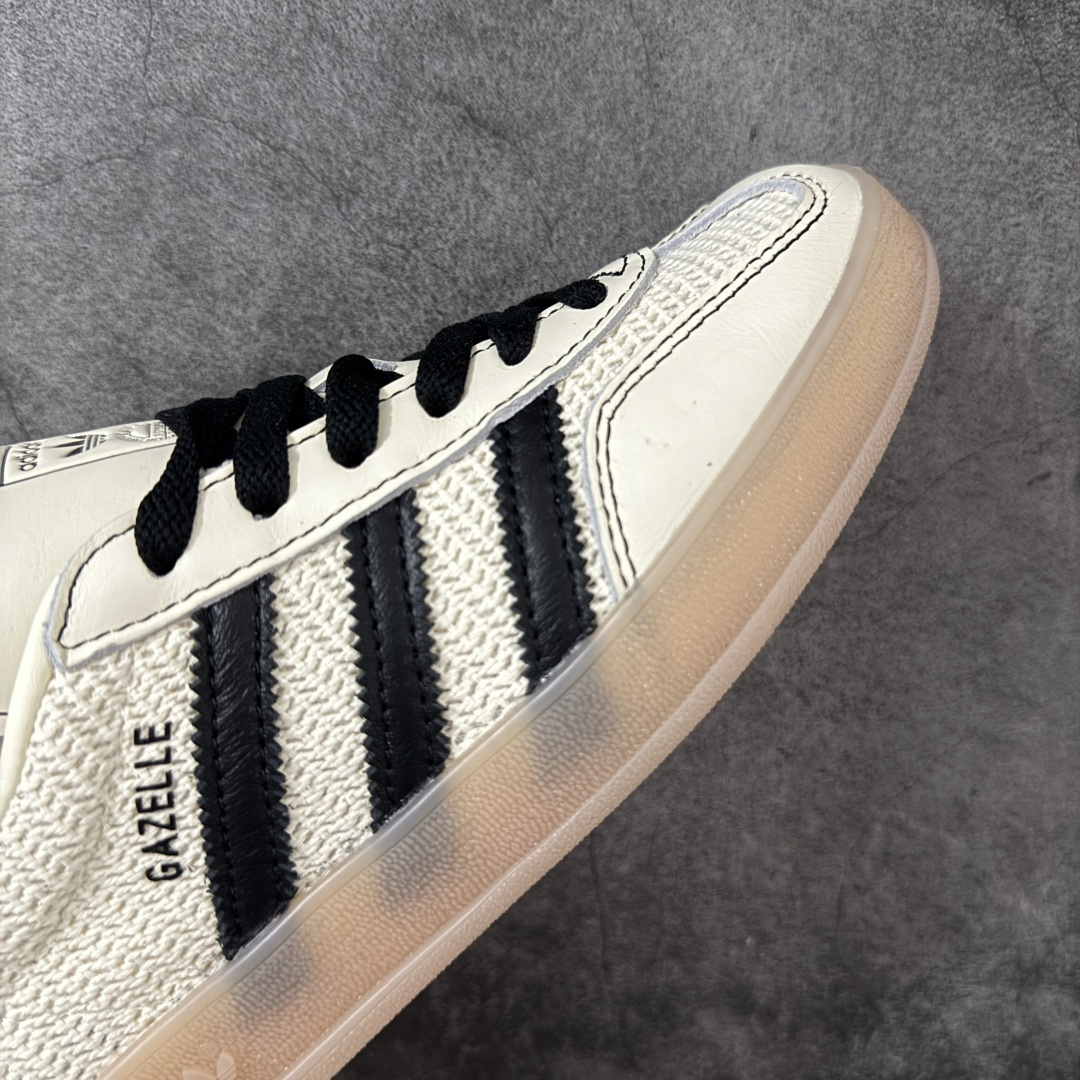 AD Gazelle Indoor Trainers 羚羊内训系列低帮复古百搭休闲运动德训风板鞋 米黑针