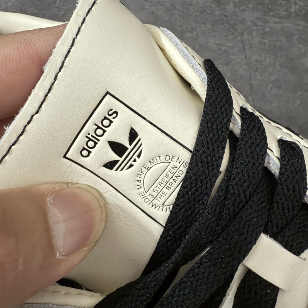 AD Gazelle Indoor Trainers 羚羊内训系列低帮复古百搭休闲运动德训风板鞋 米黑针