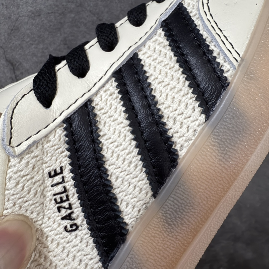 AD Gazelle Indoor Trainers 羚羊内训系列低帮复古百搭休闲运动德训风板鞋 米黑针