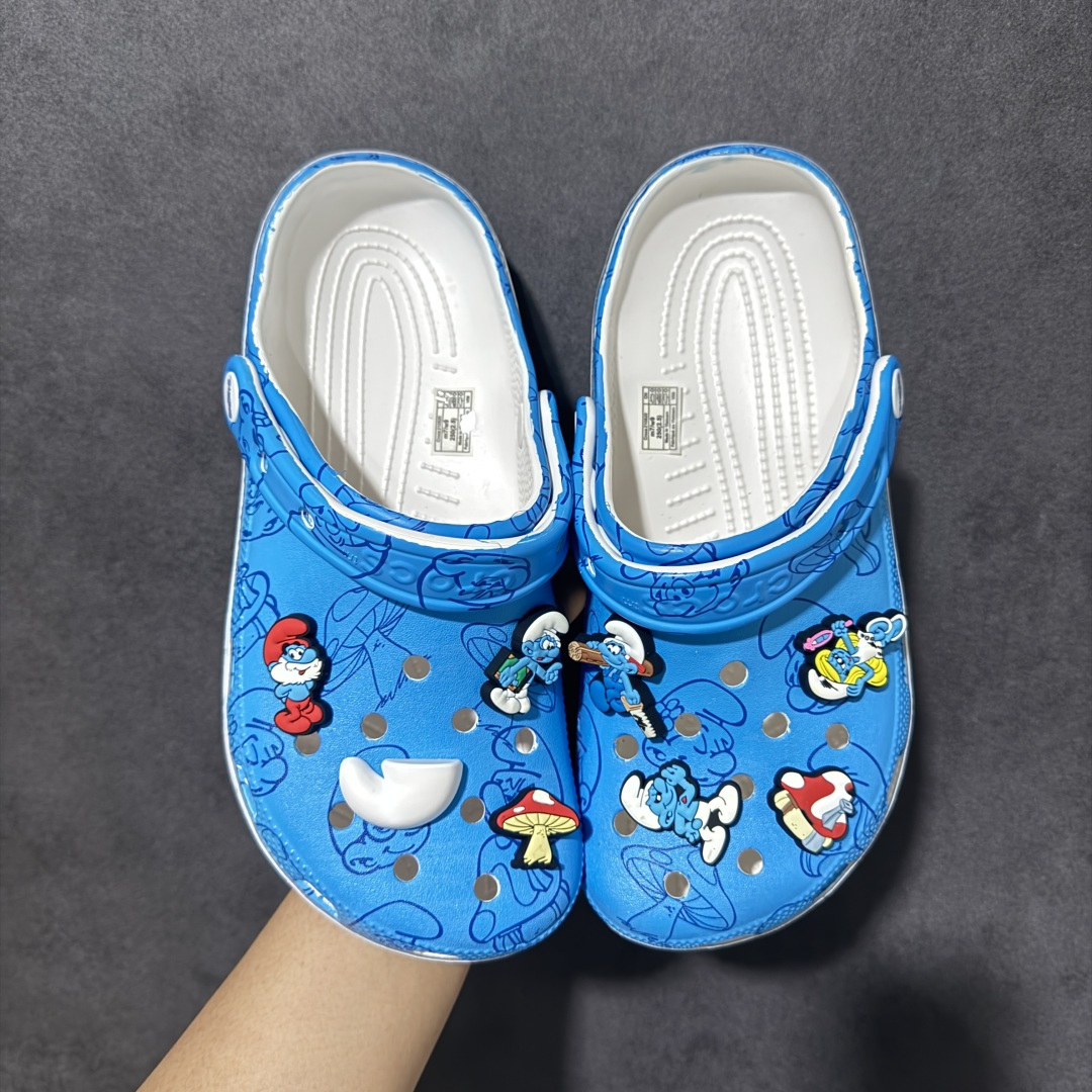 【韩国订单】Crocs 卡骆驰 Clog 明星印花款 两用沙滩洞洞鞋 凉鞋拖鞋 全新莞产高端品质鞋底可增