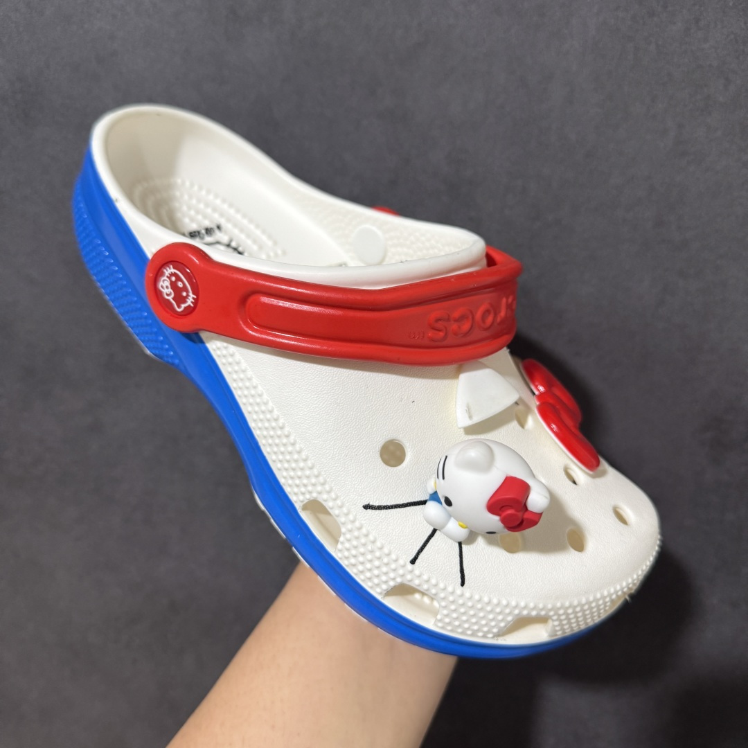 图片[3]-【韩国订单】Crocs 卡骆驰 Clog 明星印花款 两用沙滩洞洞鞋 凉鞋拖鞋 全新莞产高端品质 鞋底可增高2CM 鞋面更加耐用易清洗 该鞋款轻盈舒适 尺码：M4（36-37）M5（37-38）M6（38-39）M7(39-40）M8（41-42）M9（42-43）M10（43-44）M11（45-46）-选品中心
