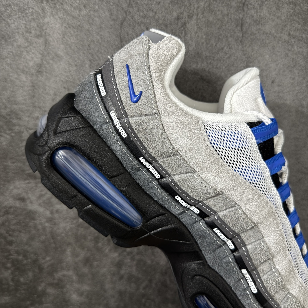 UNDEFEATED x Nike Air Max 95 OG Big Bubble 灰蓝色气垫跑鞋货号