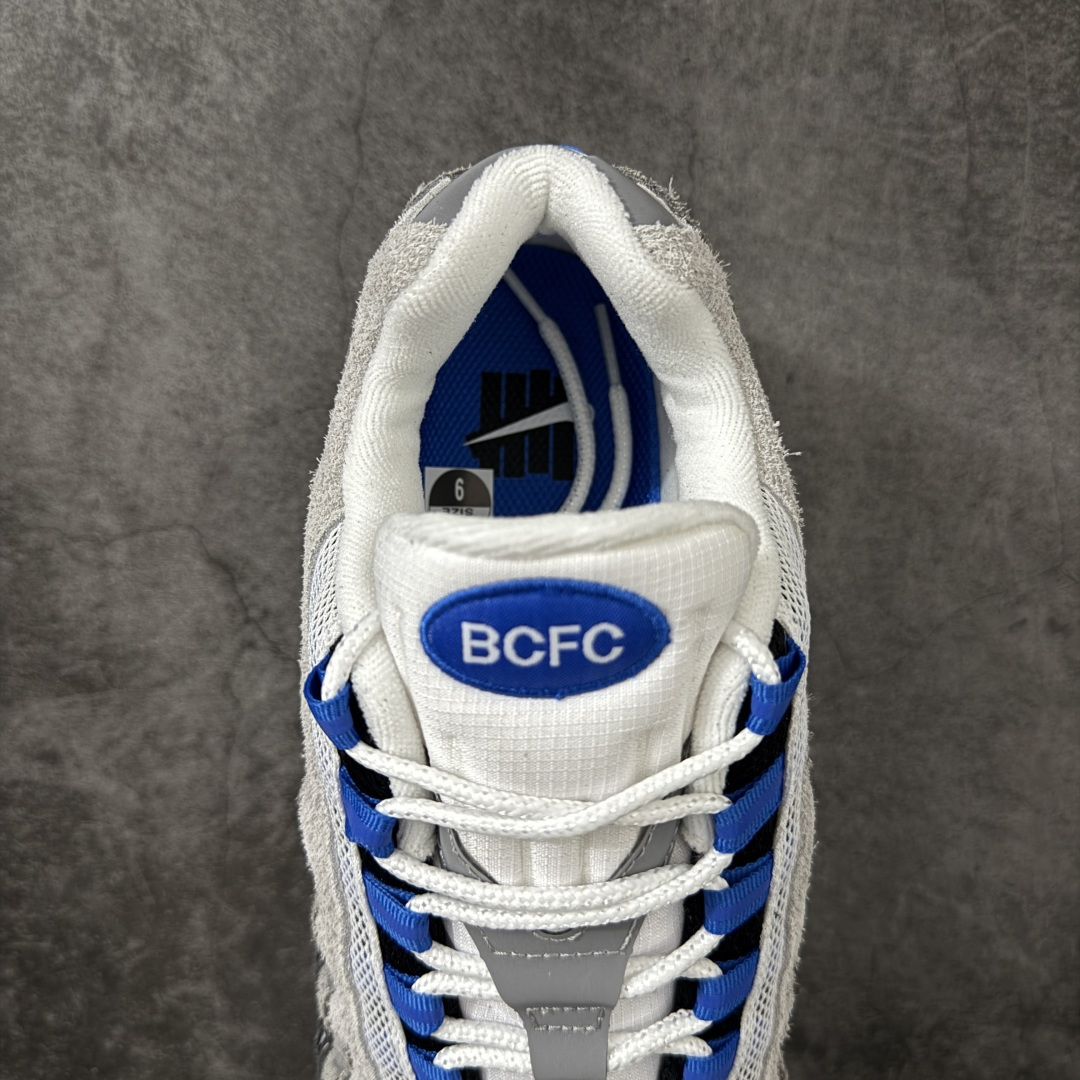 UNDEFEATED x Nike Air Max 95 OG Big Bubble 灰蓝色气垫跑鞋货号