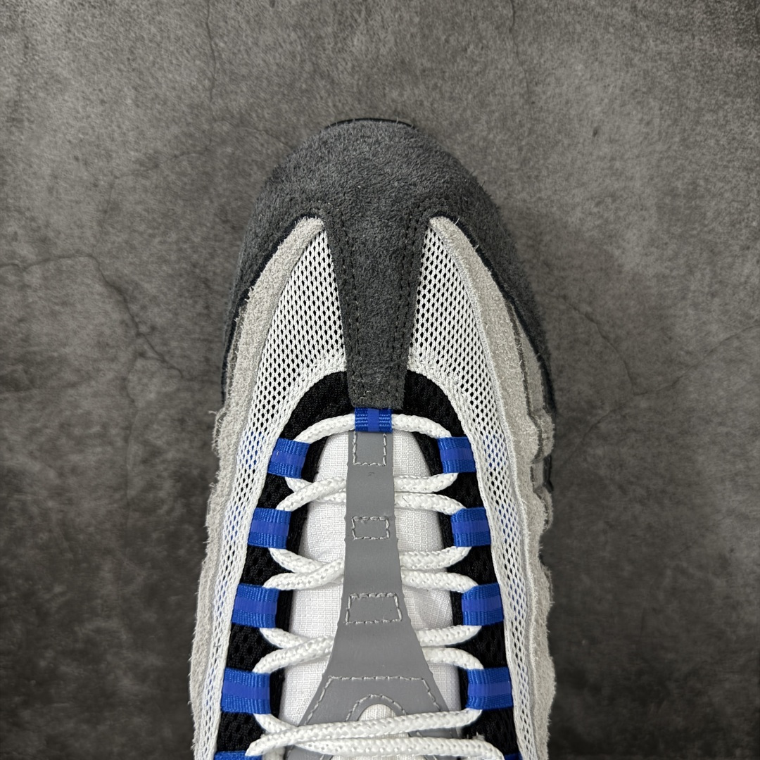 UNDEFEATED x Nike Air Max 95 OG Big Bubble 灰蓝色气垫跑鞋货号