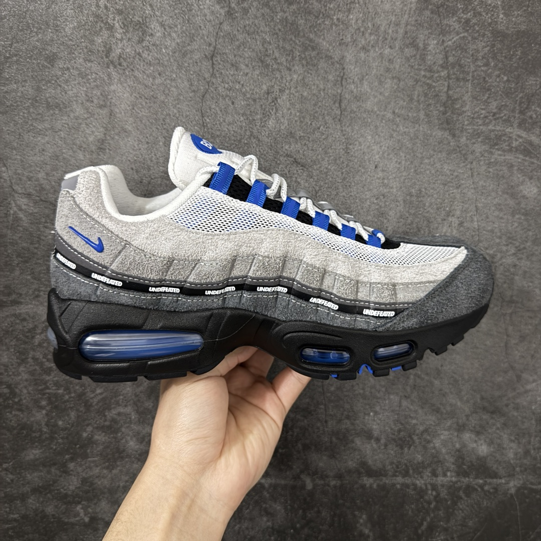 UNDEFEATED x Nike Air Max 95 OG Big Bubble 灰蓝色气垫跑鞋货号