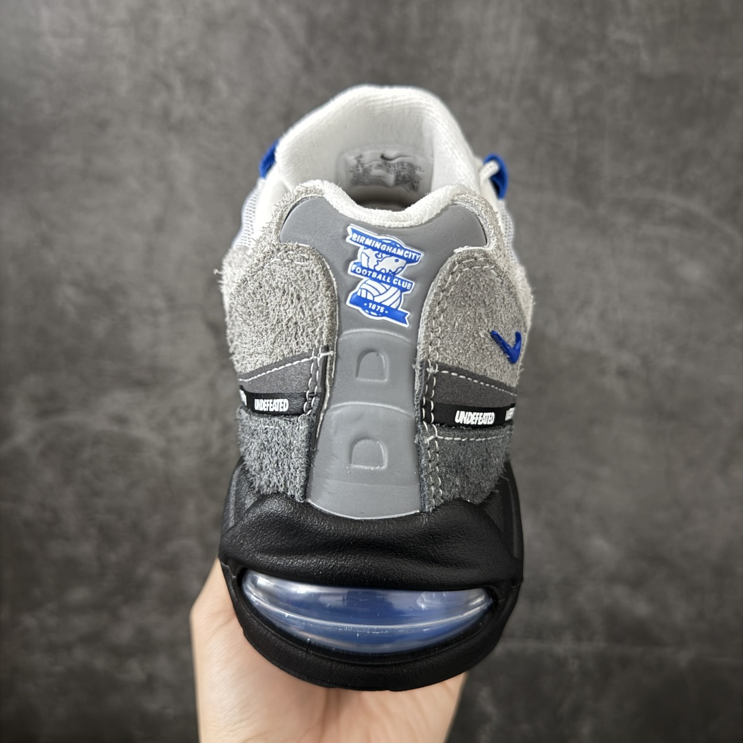UNDEFEATED x Nike Air Max 95 OG Big Bubble 灰蓝色气垫跑鞋货号