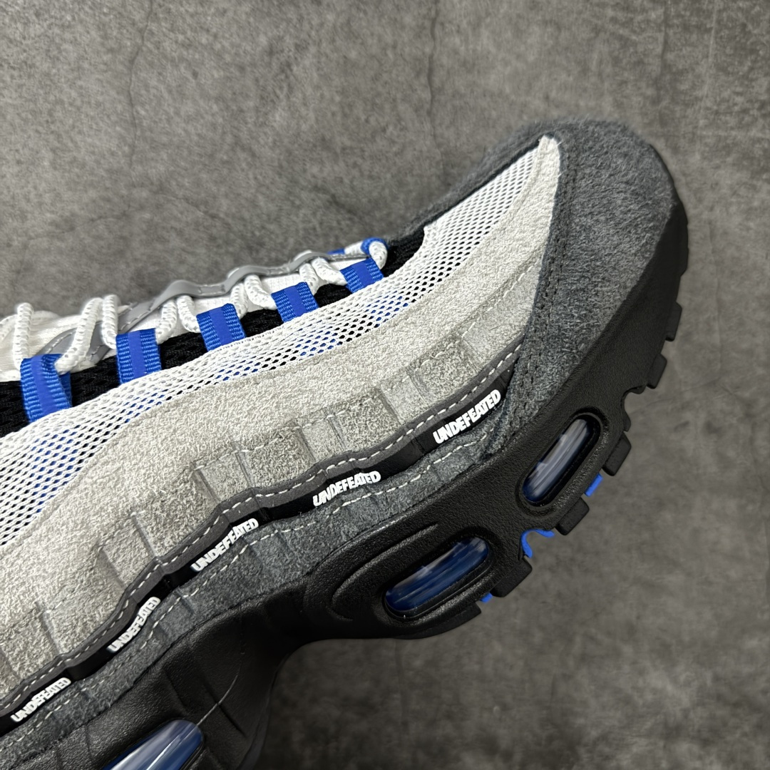 UNDEFEATED x Nike Air Max 95 OG Big Bubble 灰蓝色气垫跑鞋货号