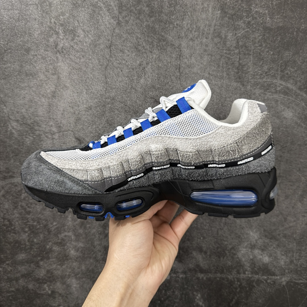 UNDEFEATED x Nike Air Max 95 OG Big Bubble 灰蓝色气垫跑鞋货号