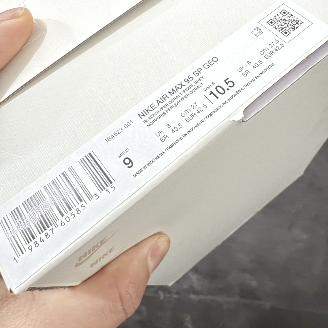 图片[10]-【KZ纯原】UNDEFEATED x Nike Air Max 95 OG Big Bubble 灰蓝色气垫跑鞋 货号：IB4523-001 外贸顶级专供 区别先行版 全部配色原鞋原尺码开发生产 极致还原 全部原厂材料一比一打造 一眼ZP既视感 欢迎对比市场版本 尺码：40 40.5 41 42 42.5 43 44 44.5 45 46 46.5 47.5 48 48.5-选品中心